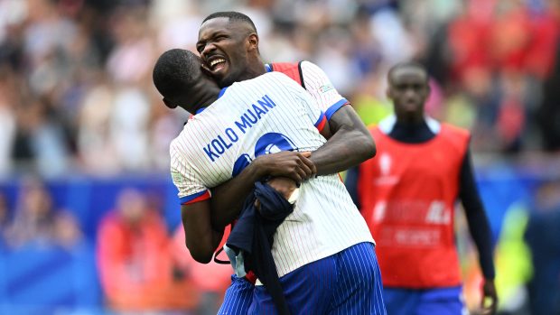 Fotbalisté Francie v osmifinále mistrovství Evropy porazili Belgii 1:0