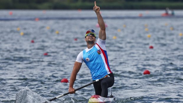 Martin Fuksa slaví olympijské zlato