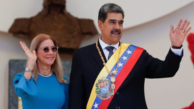 Nicolás Maduro při inauguraci