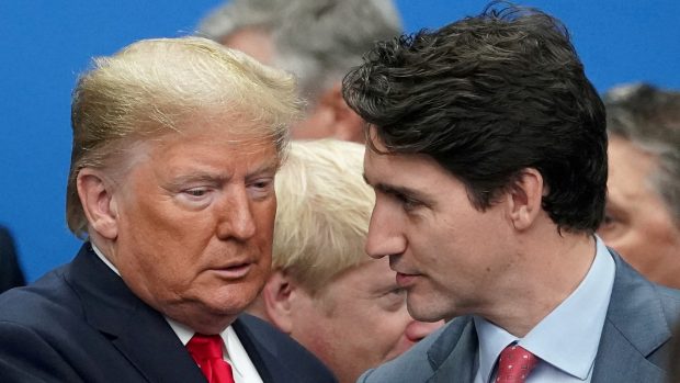 Donald Trump a Justin Trudeau (archivní foto)