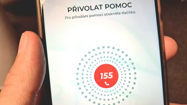 Náhled české mobilní aplikace Záchranka, kterou kromě střední Evropy začalo používat i Finsko