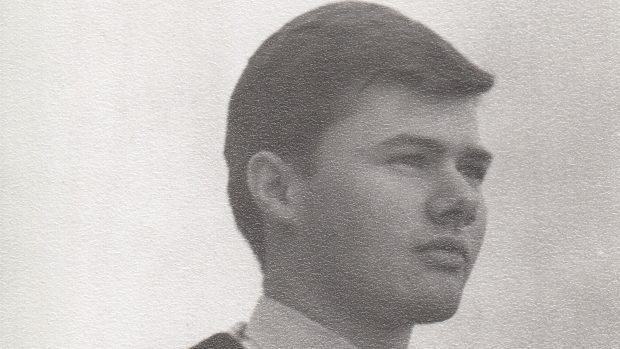 Jiří Kolda jako student vysoké školy v září 1961