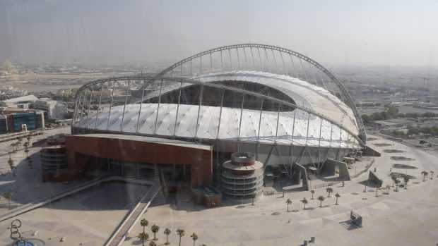 Khalifa International Stadium, na kterém bude zahájeno fotbalové MS v roce 2022