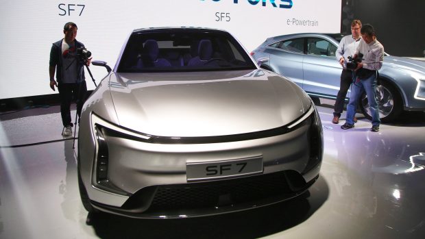 Vůz SF7 automobilky SF Motors