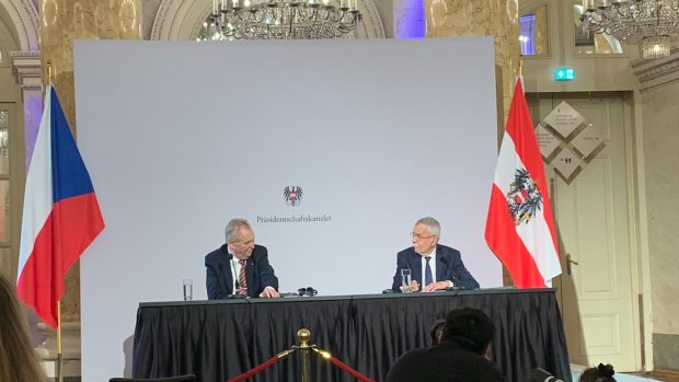 Miloš Zeman a Alexander Van der Bellen