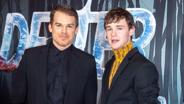 Herci Michael C. Hall a Jack Alcott na premiéře nové série seriálu Dexter v New Yorku