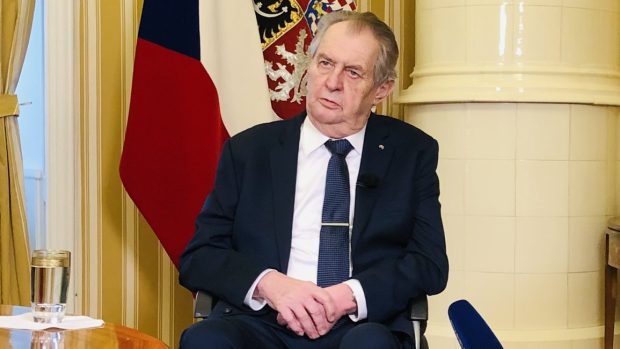 Prezident Miloš Zeman odsoudil ruský vpád na Ukrajinu