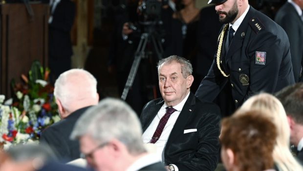 Prezident Miloš Zeman uděluje státní vyznamenání 28. října 2022