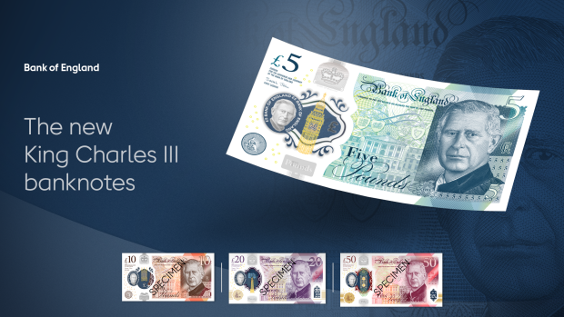 Nové bankovky s portrétem krále Karla III.