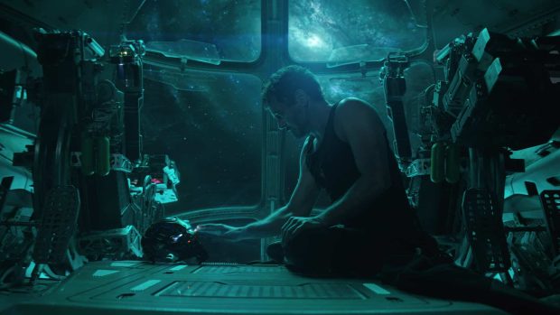 Robert Downey Jr. jako Iron Man ve filmu Avengers: Endgame