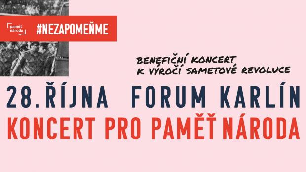 Post Bellum organizuje Koncert pro paměť národa