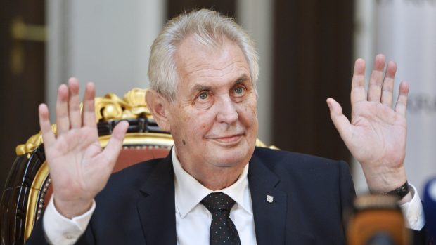 Miloš Zeman v pátek navštívil Plzeňský kraj.