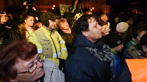 Prezident Miloš Zeman se setkal v rámci návštěvy Olomouckého kraje s obyvateli Lipníka nad Bečvou.