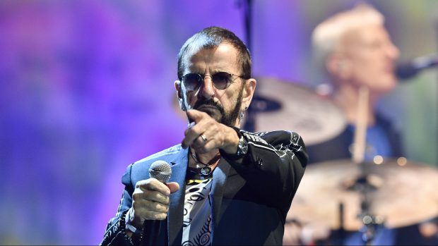 Britský zpěvák Ringo Starr a jeho All Star Band vystoupili v Kongresovém centru v Praze.