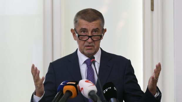 Premiér Andrej Babiš (ANO) na poradě vedoucích zastupitelských úřadů České republiky v zahraničí.