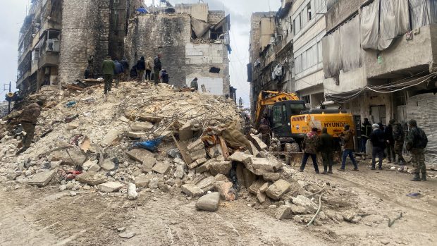 Katastrofa postihla i část Sýrie včetně města Aleppo