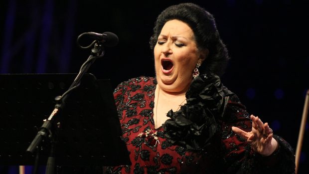 Operní pěvkyně Montserrat Caballé.