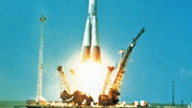 Start Vostoku 1 v dubnu 1961