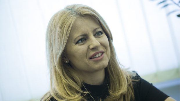 Kandidátka na slovenskou prezidentku Zuzana Čaputová