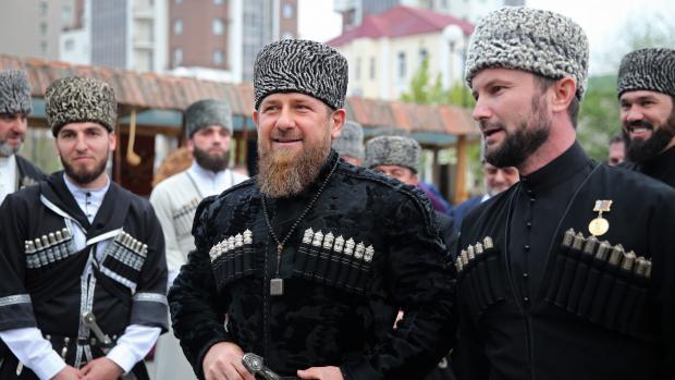 Čečenský autoritář Ramzan Kadyrov letos v dubnu při oslavě Dne čečenštiny