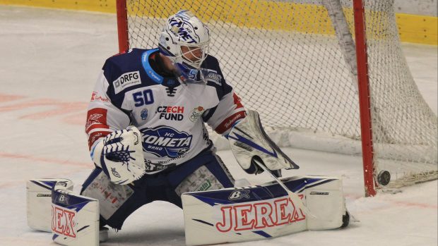 Karel Vejmelka v dresu Komety Brno