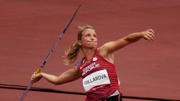 Irena Gillarová během olympiády v Tokiu