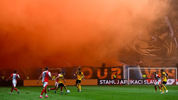 Fotbalisté Slavie Praha v přípravě remizovali s Dynamem Drážďany