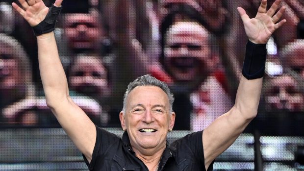 Bruce Springsteen při koncertu ve Vídni v roce 2023