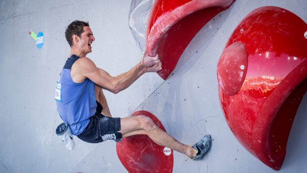 Adam Ondra dokončil finále Světového poháru v Praze na šestém místě