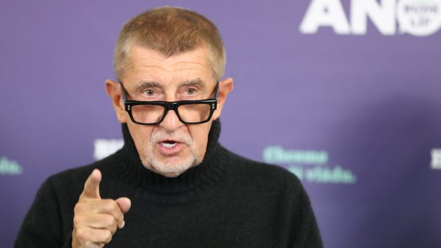 Předseda hnutí ANO Andrej Babiš