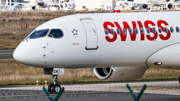 Airbus A220 společnosti Swiss