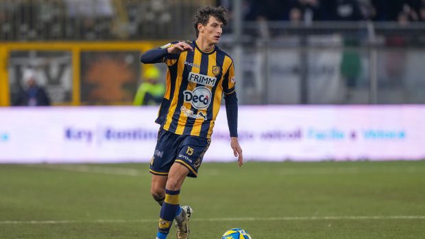 Pravnuk Benita Mussoliniho, Romano Floriani, v dresu Juve Stabia