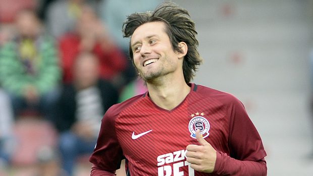 Tomáš Rosický po letech znovu v základní sestavě Sparty