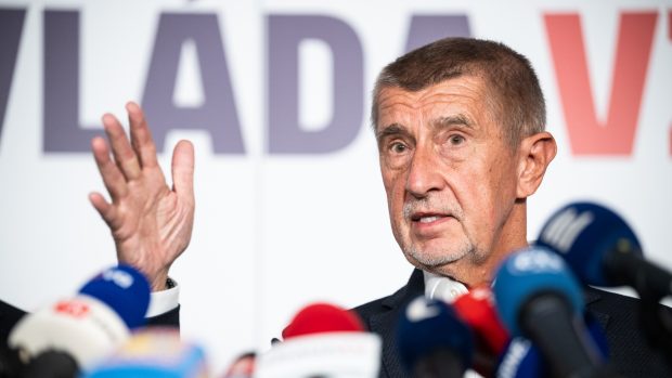 Tisková konference ANO, Andrej Babiš