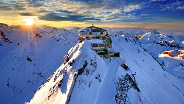 Hora Schilthorn ve Švýcarských Alpách (Ilustrační foto)