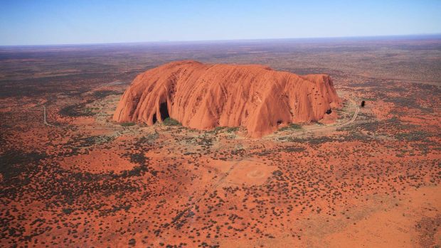 Posvátná hora australských domorodců Uluru