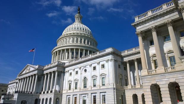 Kapitol ve Washingtonu - místo schůzí zákonodárného sboru Spojených států amerických