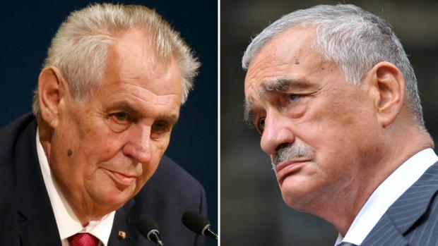 Miloš Zeman a Karel Schwarzenberg