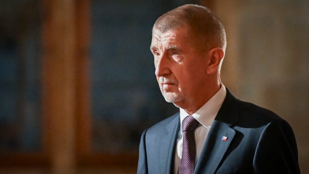 Předseda hnutí ANO Andrej Babiš na ceremoniálu státních vyznamenání