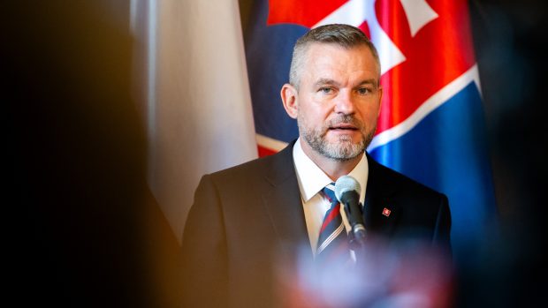 Slovenský prezident Peter Pellegrini na oficiální návštěvě Česka