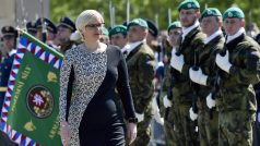 Ministryně obrany Karla Šlechtová na Vítkově