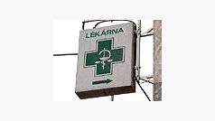 Lékárna - informační cedule