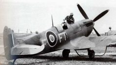 Spitfire Mk IX z 43. squadrony RAF