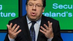 Irský premiér Brian Cowen