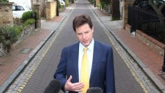 Britský vicepremiér a šéf liberálních demokratů Nick Clegg
