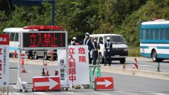 Japonsko - Z hranice 20kilometrové evakuační zóny kolem elektrárny Fukušima Daiiči