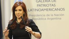 Argentinská prezidentka Cristina Fernándezová