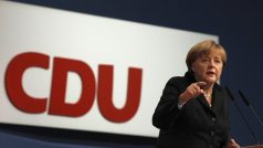 Německá kancléřka Angela Merkelová na sjezdu CDU