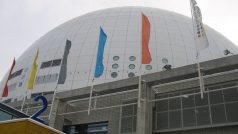 Hala Globen, dějiště Švédských hokejových her