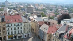 Pohled na Liberec z věže radnice (foto uživatele Thalion77)